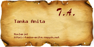 Tanka Anita névjegykártya