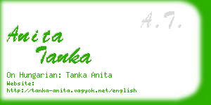 anita tanka business card